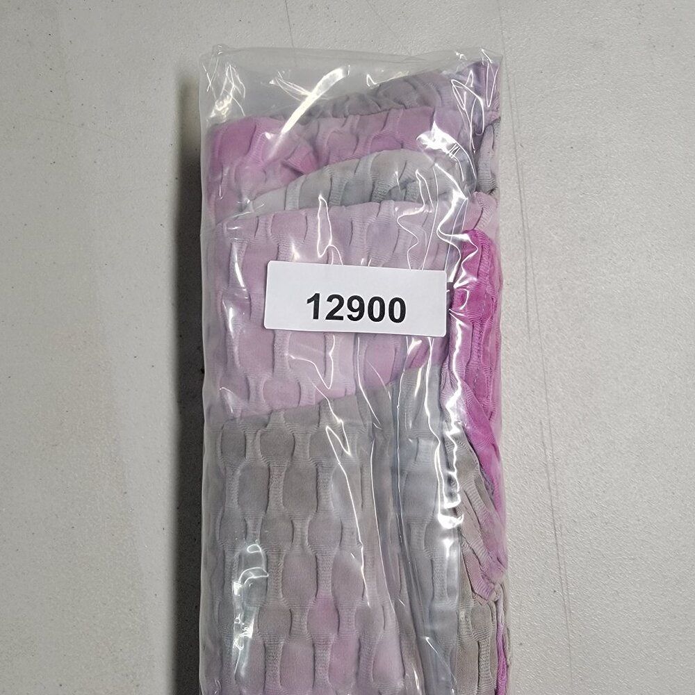 Bae City Pink Tie Dye Scale Pull On Bubble Butt Tik Tok Loungewear Leggings - Picture 16 of 16
